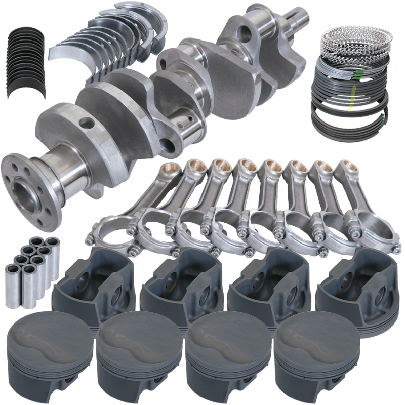 Eagle — Eagle Chrysler 360 4.000in Crank 6.123in I-Beam Rods -5cc Flat Top 4.070in Pistons Rotating Assembly