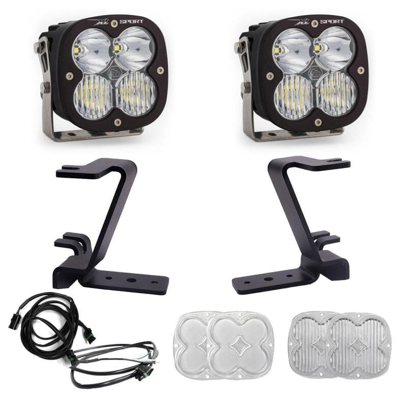 Baja Designs — Baja Designs 2023+ Ford F-250/350 Super Duty XL Sport A-Pillar Light Kit w/ Upfitter