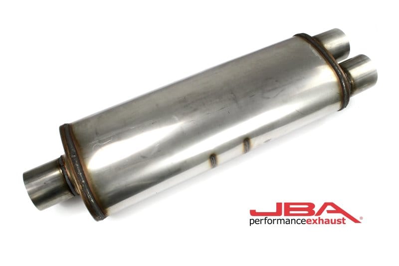 JBA — JBA Universal Chambered Style 304SS Muffler 25x8x5in 3in Center/Dual out
Muffler