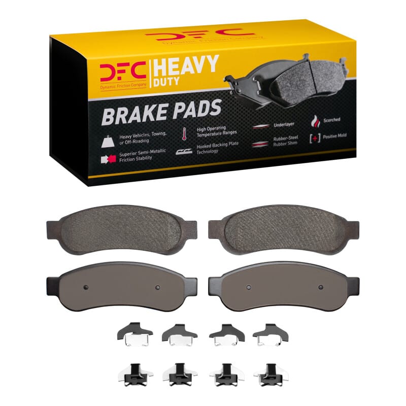 DFC — DFC 05-10 Ford F-350 Super Duty 2WD Rear Heavy Duty Pads and Hardware Kit
DFC Brake Pad Set