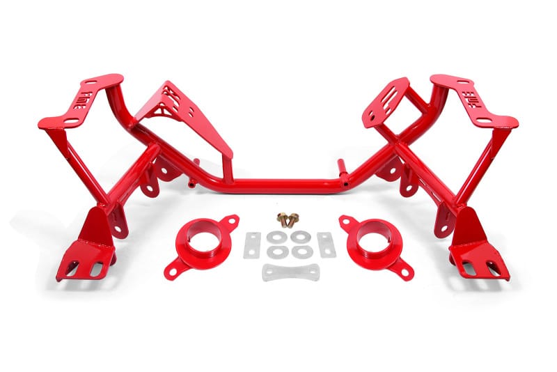BMR Suspension — BMR 79-95 Ford Mustang K-Member Standard Version w/Spring Perches - Red