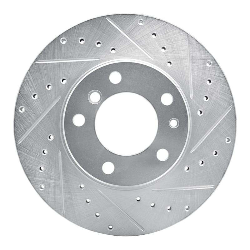 R1 Concepts — R1 89-95 BMW 530I Front Right Drilled & Slotted Silver Brake Rotor
R1 Brake Rotor Drill