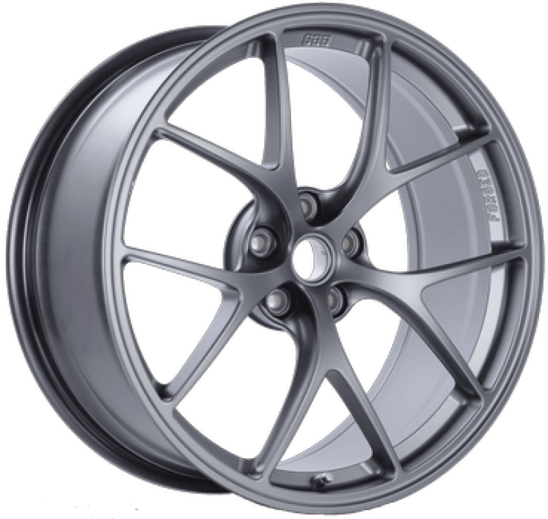 BBS — BBS FI 20x9.5 5x120 ET26 CB72.5 Titanium Wheel -82mm PFS/Clip Req