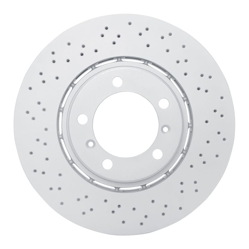 DFC — DFC 17-23 Porsche 718 Boxster Left Front Drilled Hi-Carbon Alloy Geomet Coated Rotor
DFC Brake Rotor