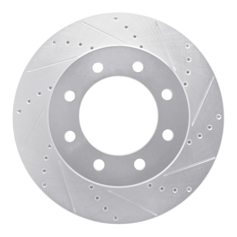 R1 Concepts — R1 09-25 Dodge Ram 3500 Front Right Drilled & Slotted Silver Brake Rotor
R1 Brake Rotor Drill