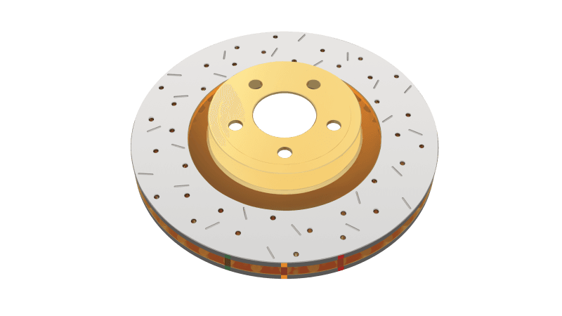 DBA — DBA Toyota Camry Series ASV70R/AXVH71R/GSV70R Front Slotted 4000 Series Drilled/Slotted Rotor
Brake Rotor