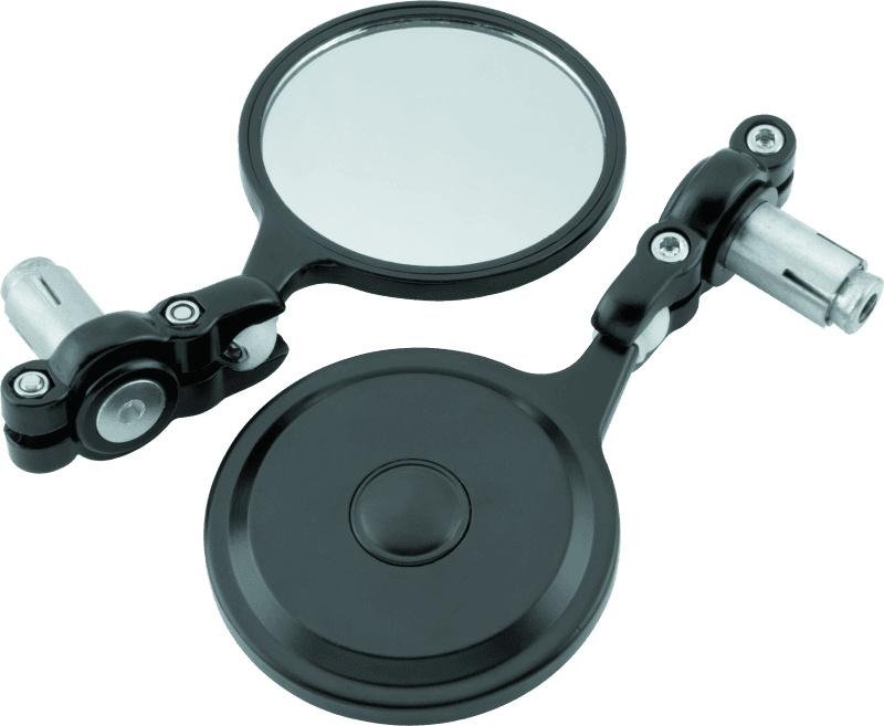 BikeMaster — BikeMaster Barend Mirror Folding 7/18in Handlebars - Pair - Black