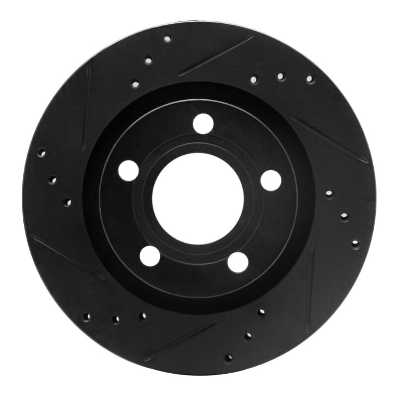 R1 Concepts — R1 00-03 Audi A8 Rear Left Drilled & Slotted Black Brake Rotor
R1 Brake Rotor Drill