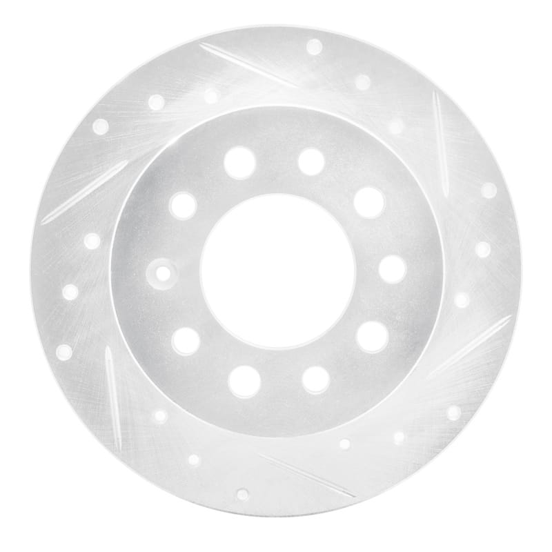 R1 Concepts — R1 03-08 Hyundai TIBURON Rear Right Drilled & Slotted Silver Brake Rotor
R1 Brake Rotor Drill