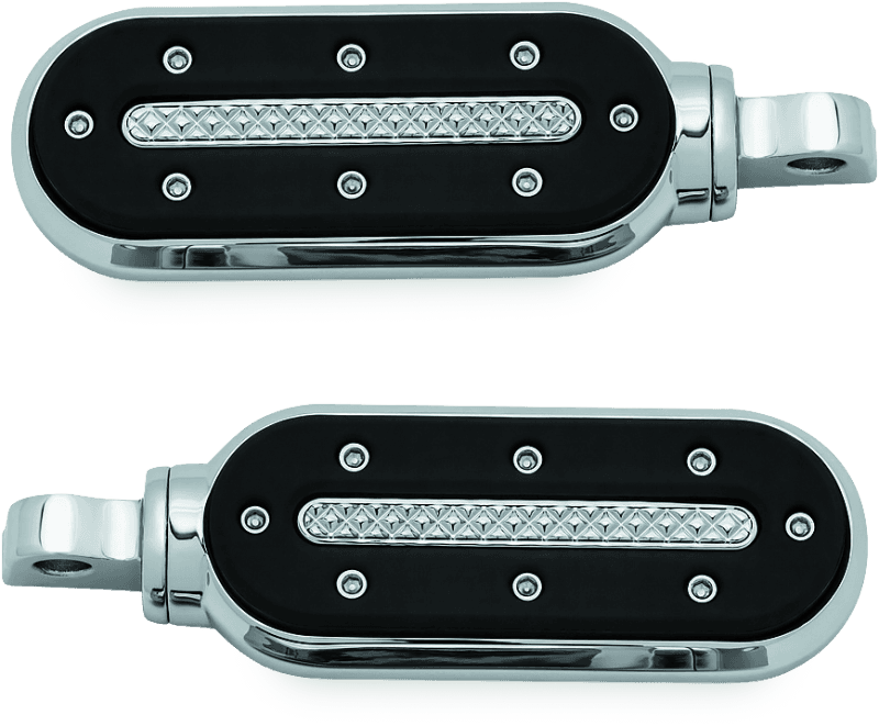 Kuryakyn — Kuryakyn Heavy Industry Pegs With Adapters Chrome