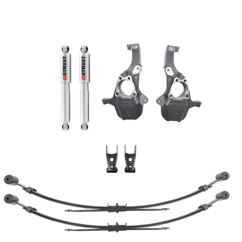 Belltech — Belltech 2019+ GM Silverado / Sierra 1500 2WD / 4WD Front & Rear Complete Kit W/O Front Struts
LOWERING KIT