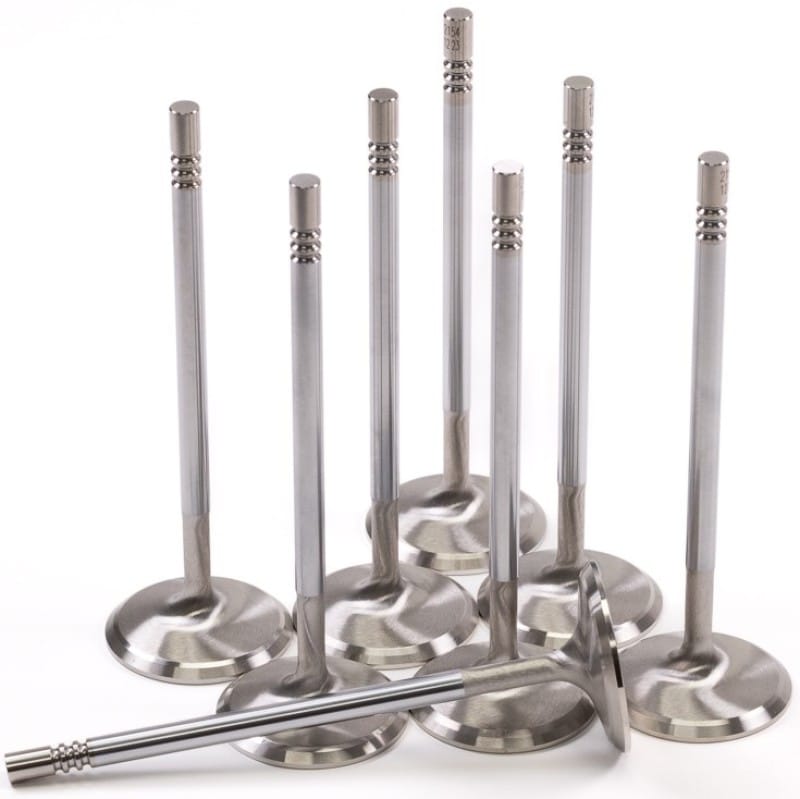 GSC Power Division — GSC P-D Ford Mustang 5.0L Coyote Gen 1/2 38.27mm Head (+1mm) Chrome Polished Intake Valve - Set of 8