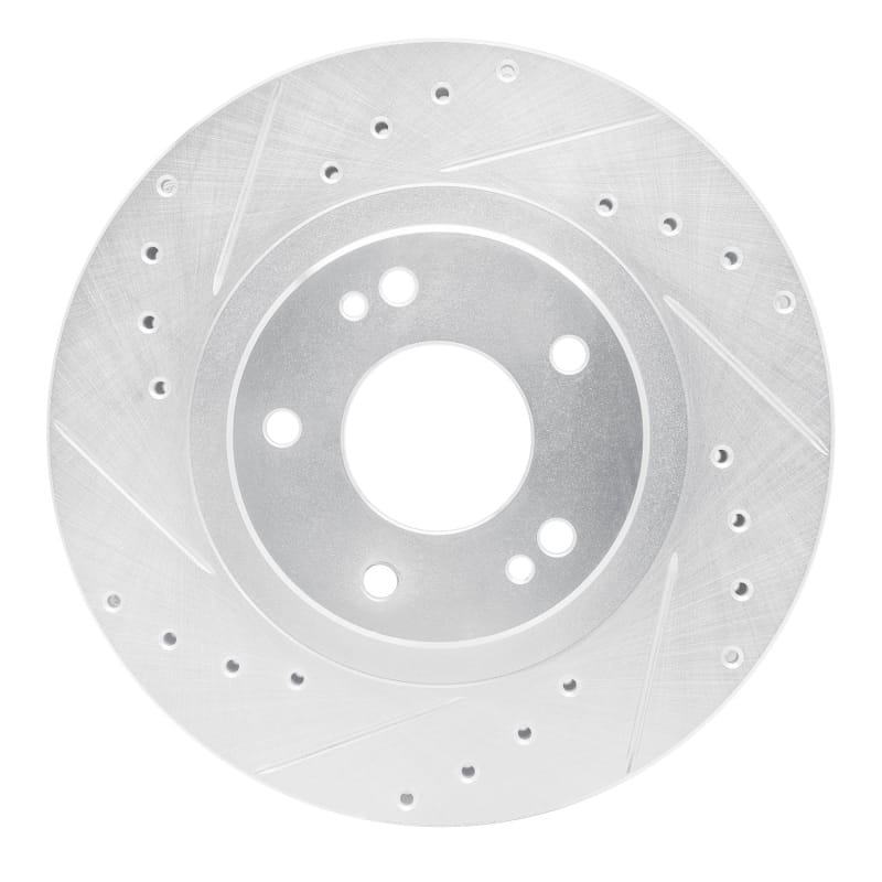 R1 Concepts — R1 91-93 Dodge STEALTH Front Left Drilled & Slotted Silver Brake Rotor
R1 Brake Rotor Drill