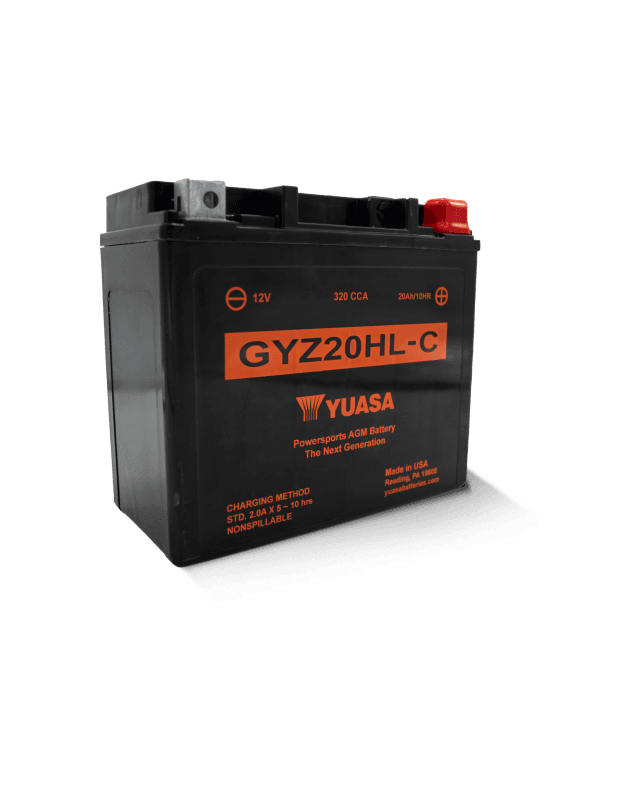 Yuasa Battery — Yuasa GYZ20HL-C High Performance Maintenance Free AGM 12-Volt Battery