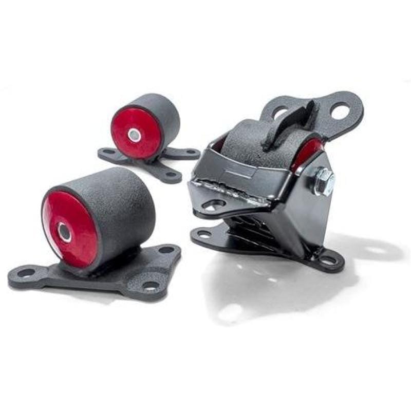 Innovative Mounts — Innovative 96-00 Civic B/D Series Black Steel Mounts 95A Bushings (2 Bolt)