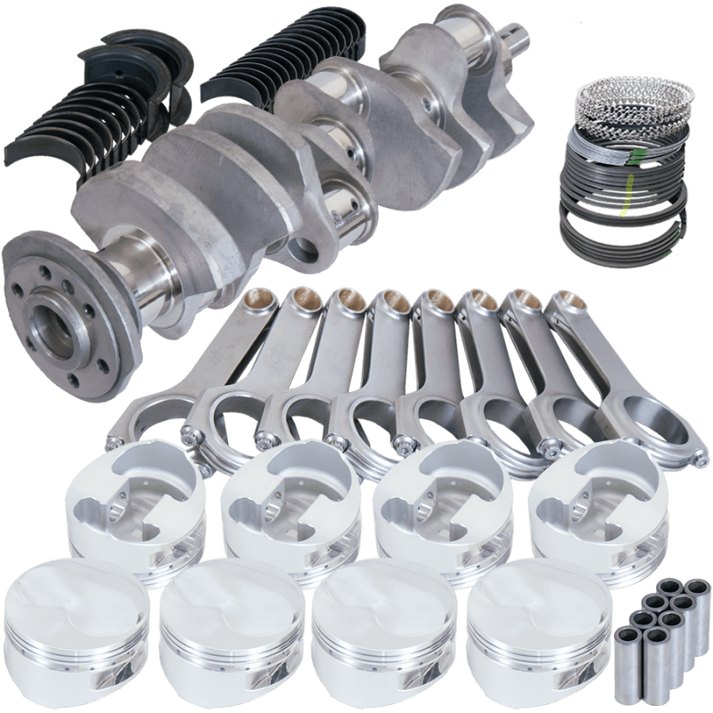 Eagle — Eagle Chevy 400 3.875in Crank 6.000in H-Beam Stroker Rods -10.8cc 4.185in Pistons Rotating Assembly
Heavy Duty Assembly