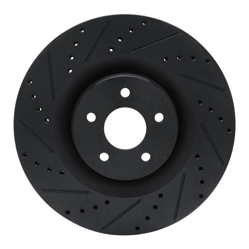 R1 Concepts — R1 16-18 Ford Focus Front Left Drilled & Slotted Black Brake Rotor
R1 Brake Rotor Drill