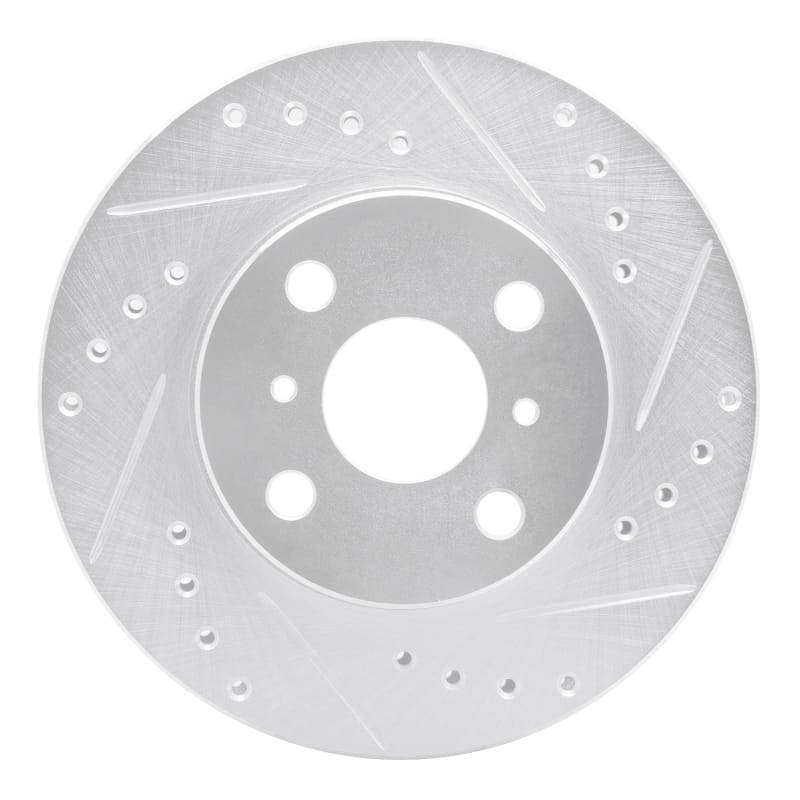 R1 Concepts — R1 92-95 Toyota Paseo Front Right Drilled & Slotted Silver Brake Rotor
R1 Brake Rotor Drill