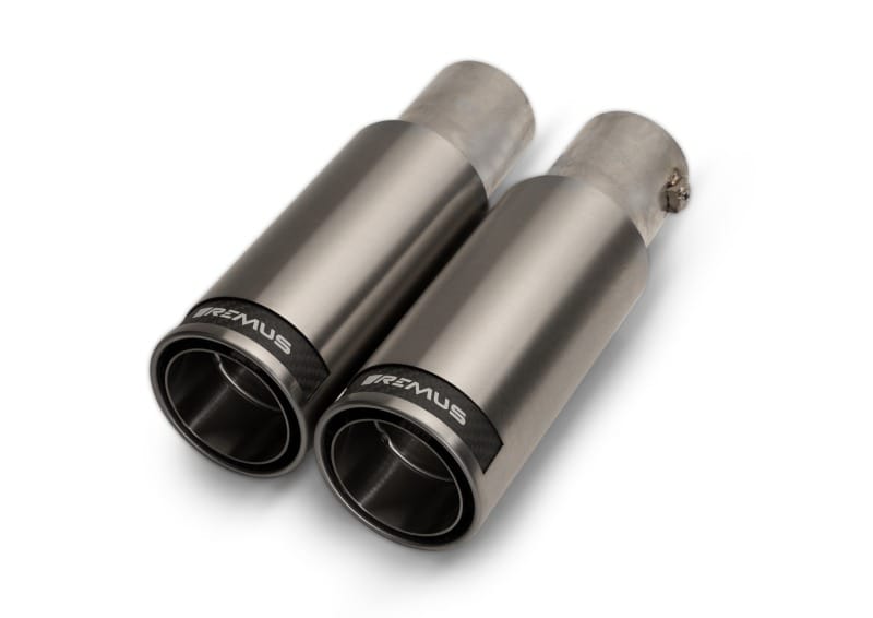 Remus — Remus 84mm Straight w/Carbon Insert Tail Pipe Set (Pair)