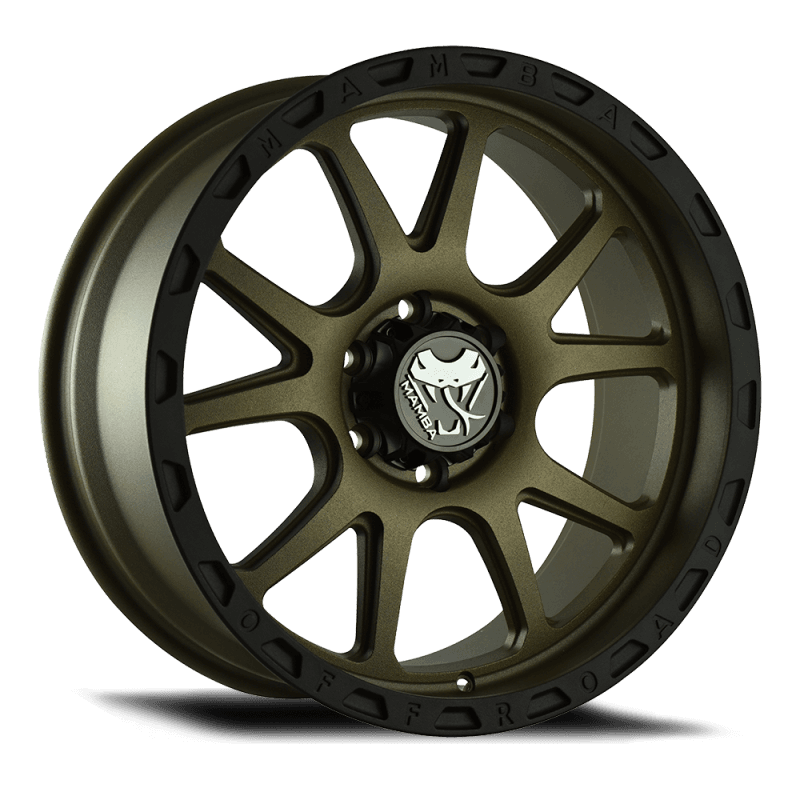 Mamba — Mamba M27 17x9 5x139.7 ET12 Matte Bronze / Black Lip