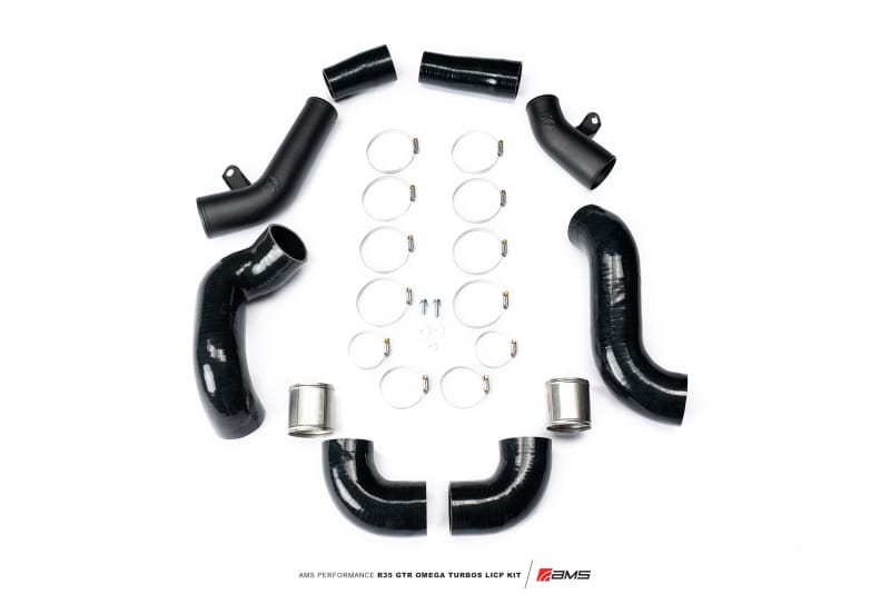 AMS — AMS Performance 2009+ Nissan R35 GTR Omega Turbo Kit 3in Lower Intercooler Pipes (Omega 9 & 14)
Intercooler Pipe Kit