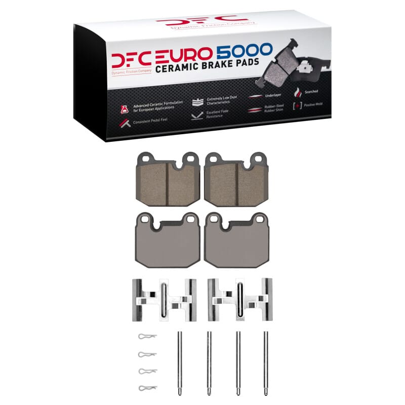 DFC — DFC 77-83 BMW 320I (USA/Canada) Front Euro 5000 Ceramic Brake Pads and Hardware Kit
DFC EURO Pads + HW