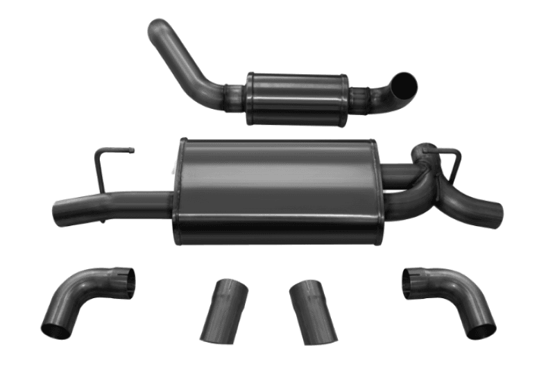 CORSA Performance — Corsa 2018-2025 Jeep Wrangler JL 2.5in Dual Rear Turn Down Exit Black Touring Axle-Back Exhaust
cor21015BLK
Exhaust