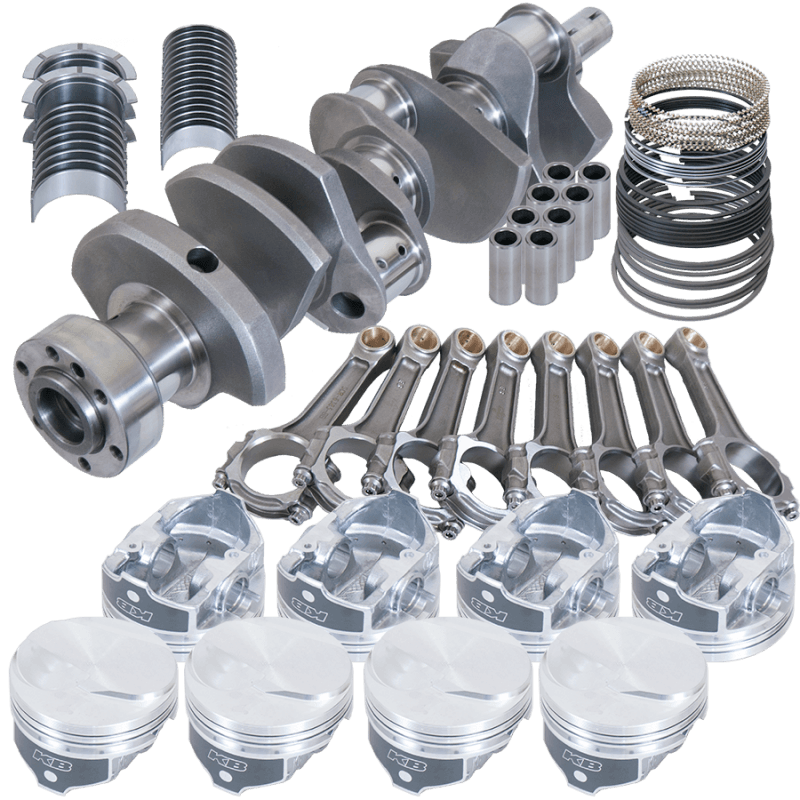 Eagle — Eagle Chevy 454 1Pc 4.250in Crank 6.385in I-Beam Rods 17cc Dome 4.280in Pistons Rotating Assembly
Street & Strip Assy