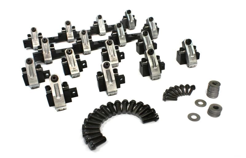 COMP Cams — Shaft-Mount Aluminum 1.7 Ratio Rocker Kit for BBC w/ Dart 320/360