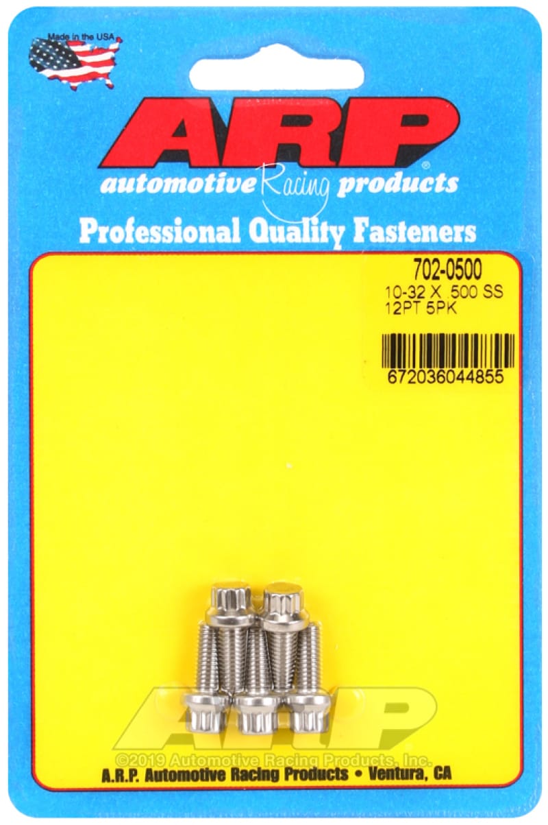 ARP — ARP 10-32 x .500 12pt SS bolts
