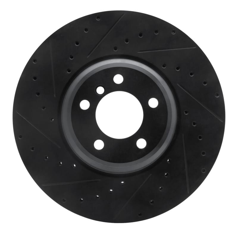 R1 Concepts — R1 2007-2008 BMW ALPINA B7 Front Left Drilled & Slotted Black Brake Rotor
R1 Brake Rotor Drill