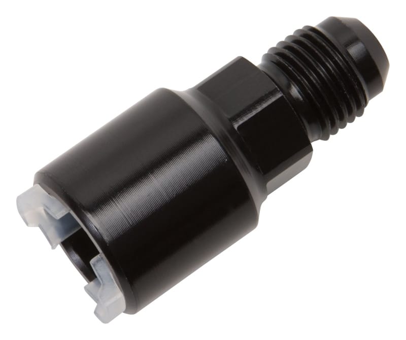 Russell — Russell Performance -6 AN male to 5/16in SAE quick-disconnect female (Black Single)
Adapter Fitting