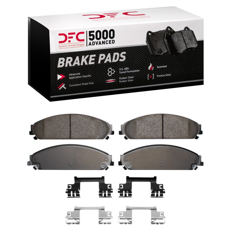 DFC — DFC 07-23 Chrysler 300 Front 5000 Advanced Ceramic Brake Pads and Hardware Kit
DFC Brake Pad Set