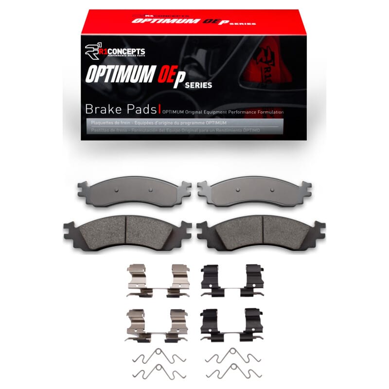 R1 Concepts — R1 06-10 Ford Explorer Front Optimum OE Pads & Hardware Kit
R1 Optimum Oe Pads a