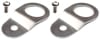Torque Solution — Torque Solution Radiator Mount Combo (Silver) : Mitsubishi Evolution 7/8/9