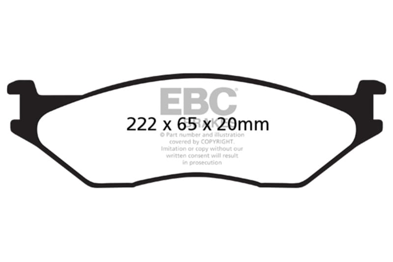 EBC — EBC 02-05 Ford Econoline E550 Greenstuff Front Brake Pads
Disc Brake Pad