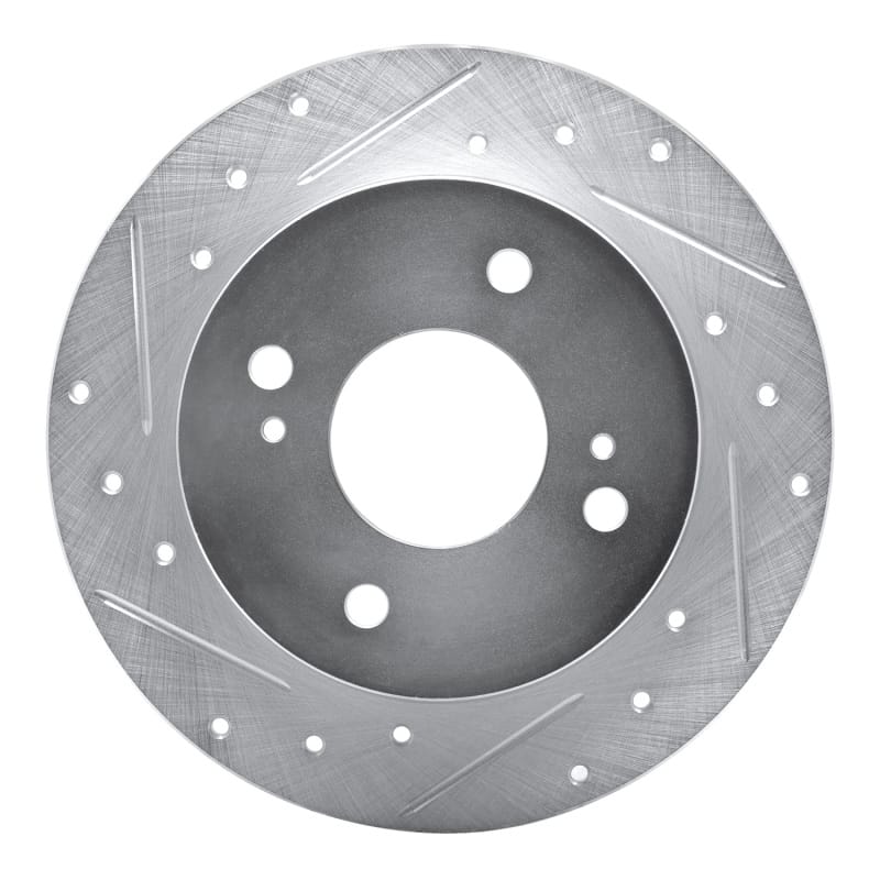 R1 Concepts — R1 90-06 Infiniti G20 Rear Left Drilled & Slotted Silver Brake Rotor
R1 Brake Rotor Drill