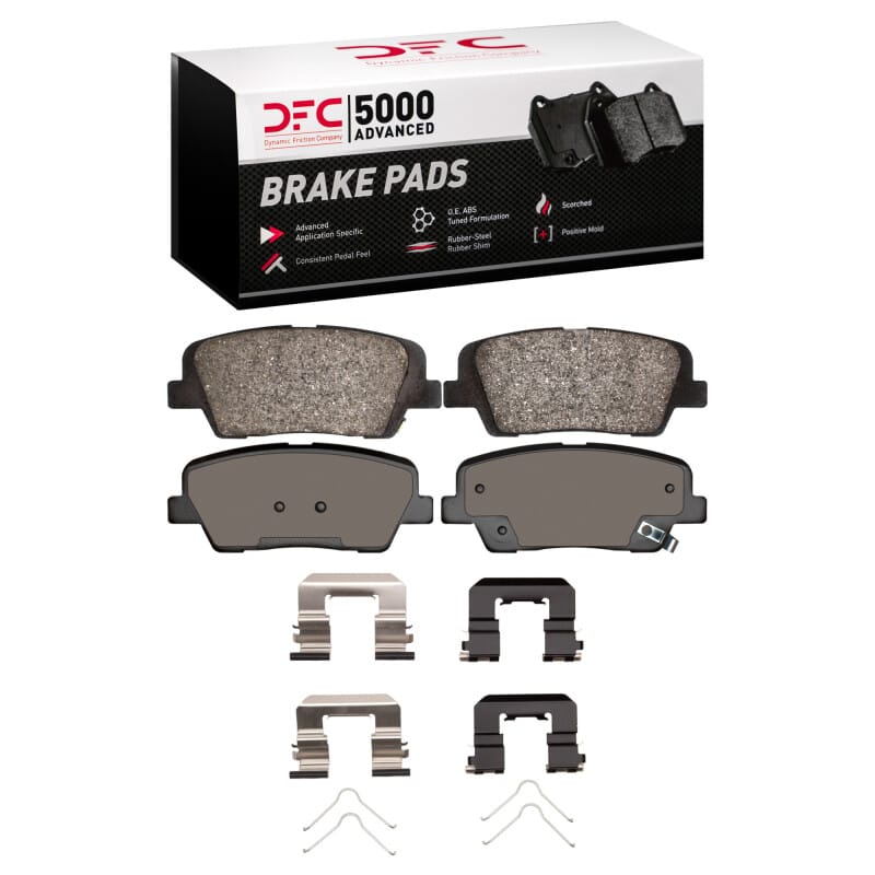 DFC — DFC 11-17 Hyundai Equus Rear 5000 Advanced Ceramic Brake Pads and Hardware Kit
DFC Brake Pad Set