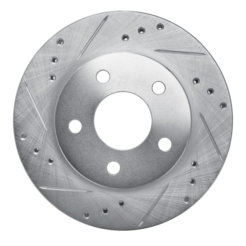 R1 Concepts — R1 86-92 Ford Thunderbird Front Left Rear Left Drilled & Slotted Silver Brake Rotor
R1 Brake Rotor Drill