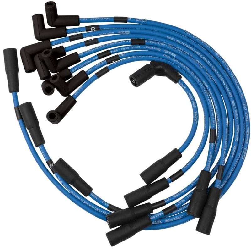 Moroso — Moroso Custom Ignition Wire Set - Blue Max - Spiral Core