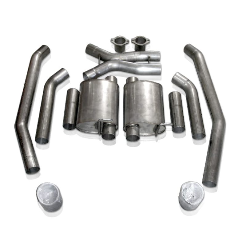 Stainless Works — Stainless Works Pontiac GTO 2005-2006 Exhaust Chambered (w/x-pipe)
