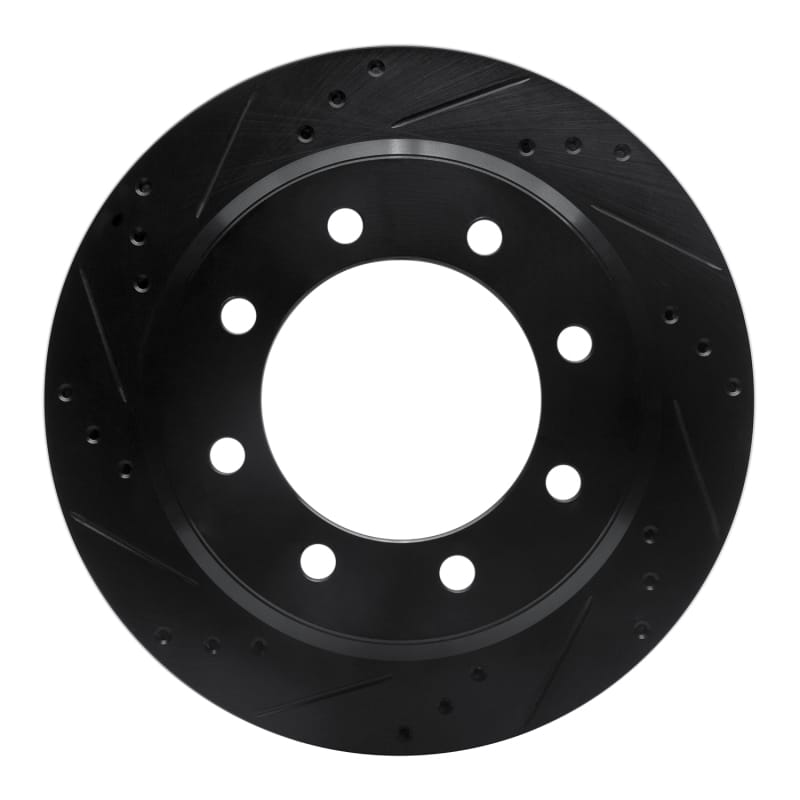 R1 Concepts — R1 08-25 Ford E-150 Rear Left Drilled & Slotted Black Brake Rotor
R1 Brake Rotor Drill