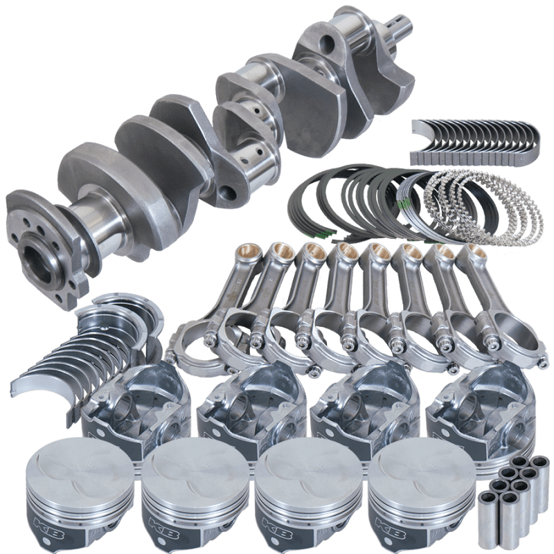 Eagle — Eagle Chevy 400 3.750in Crank 5.700in I-Beam Rods -7cc Flat Top 4.125in Pistons Rotating Assembly
Street & Strip Assy
