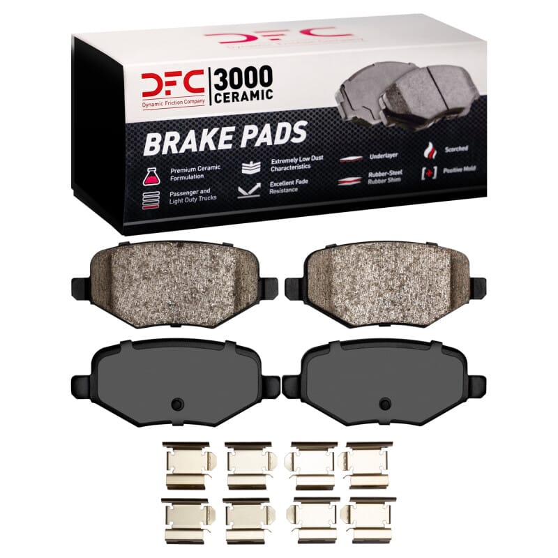 DFC — DFC 13-16 Lincoln MKT Rear 5000 Advanced Ceramic Brake Pads and Hardware Kit
DFC Brake Pad Set