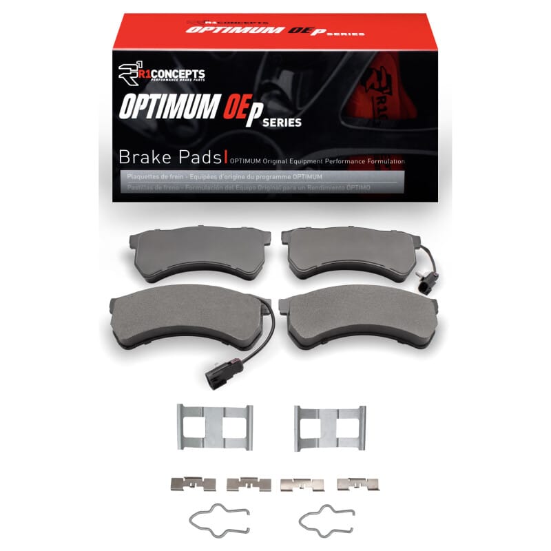 R1 Concepts — R1 16-24 Freightliner MT55 Front/Rear Optimum OE Pads & Hardware Kit
R1 Brake Pads