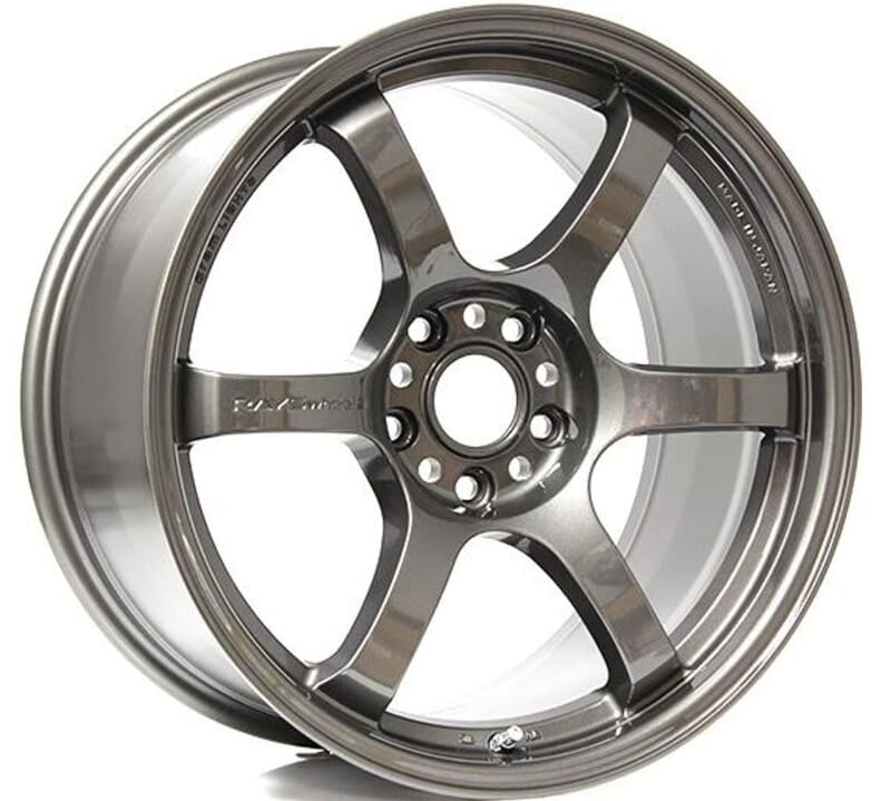 Gram Lights — Gram Lights 57DR 18x8.5 +37 5x108 HS Gunmetallic Wheel (Min Order Qty 20)