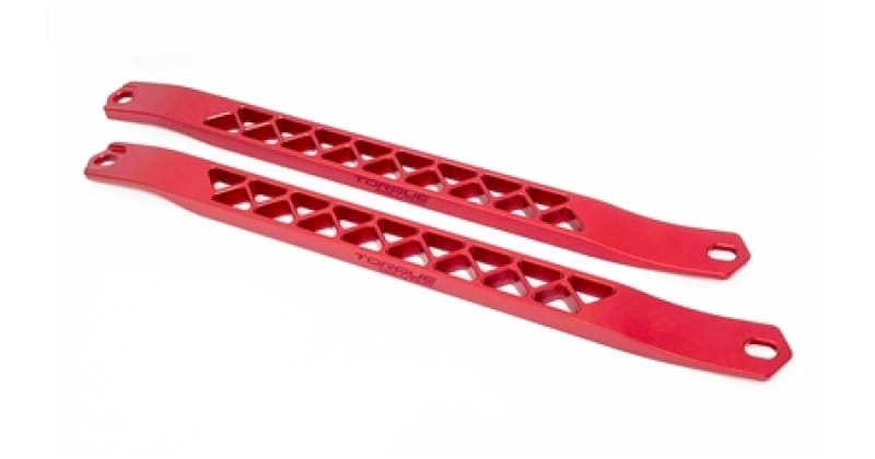 Torque Solution — Torque Solution Billet Strut Cross Braces (Red) Toyota GR Supra MKV A90 / A91