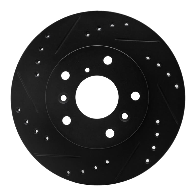 R1 Concepts — R1 88-92 Ford Probe Front Left Drilled & Slotted Black Brake Rotor
R1 Brake Rotor Drill