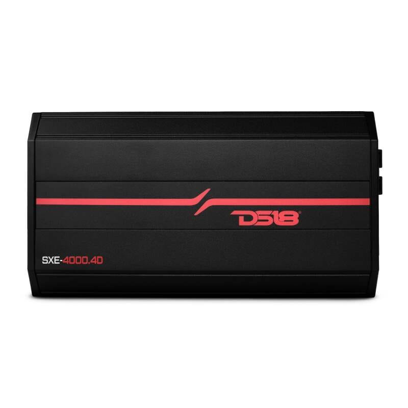 DS18 — DS18 4-Channel SXE Amplifier Class D 2x 750/4ohm Bridge 4 x 430/2ohm 4 x 275/4ohm Watts RMS- Black
