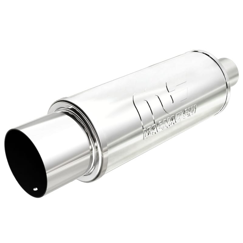 Magnaflow — MagnaFlow Muffler W/Tip Mag SS 14X5X5-2.25/4.
Straight Through